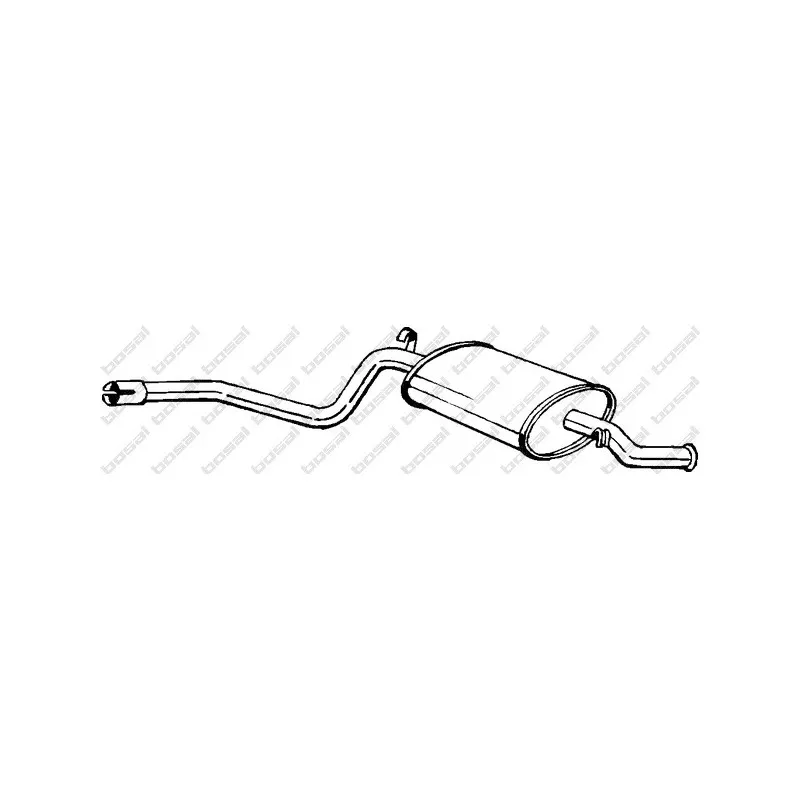 Silencieux arrière BOSAL 280-327