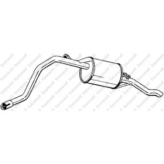 Silencieux arrière BOSAL