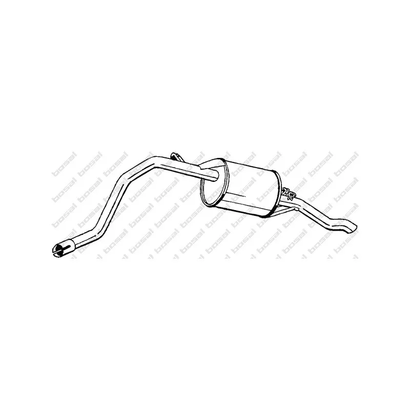 Silencieux arrière BOSAL 280-391