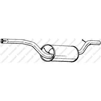 Silencieux central BOSAL 280-421