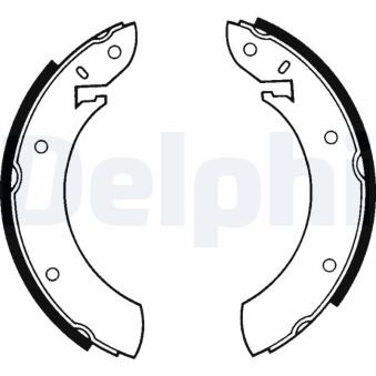 Jeu de mâchoires de frein DELPHI LS1147