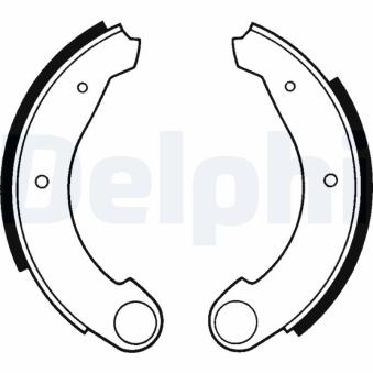 Jeu de mâchoires de frein DELPHI