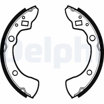 Jeu de mâchoires de frein DELPHI LS1278