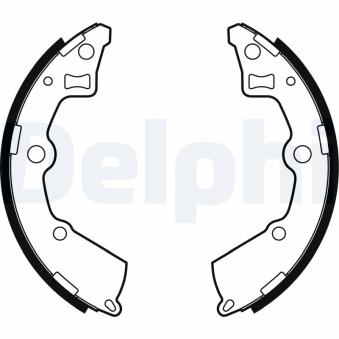 Jeu de mâchoires de frein DELPHI