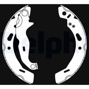 Jeu de mâchoires de frein DELPHI