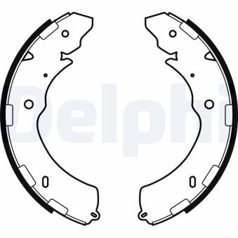 Jeu de mâchoires de frein DELPHI