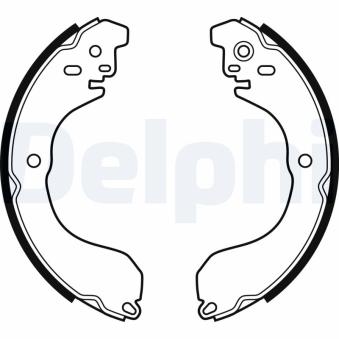 Jeu de mâchoires de frein DELPHI