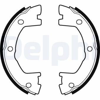 Jeu de mâchoires de frein DELPHI