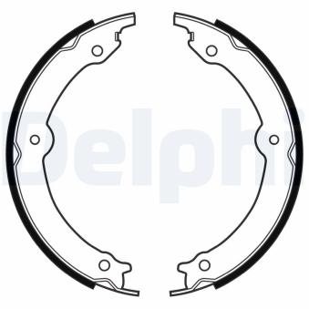 Jeu de mâchoires de frein DELPHI LS2152