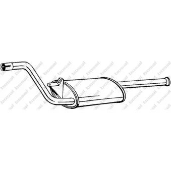 Silencieux central BOSAL 280-823