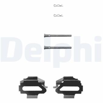 Kit d'accessoires, plaquette de frein à disque DELPHI LX0162