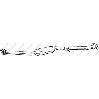 Silencieux central BOSAL 280-925