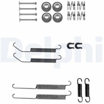 Kit d'accessoires, mâchoire de frein DELPHI