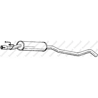 Silencieux central BOSAL 281-039