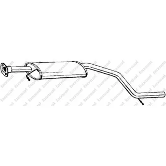 Silencieux central BOSAL