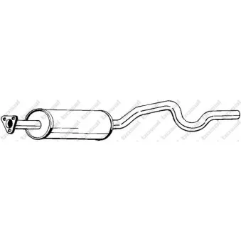 Silencieux central BOSAL 281-075