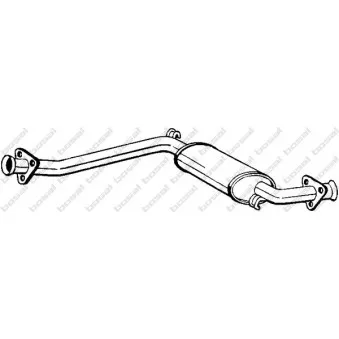 Silencieux central BOSAL 281-125