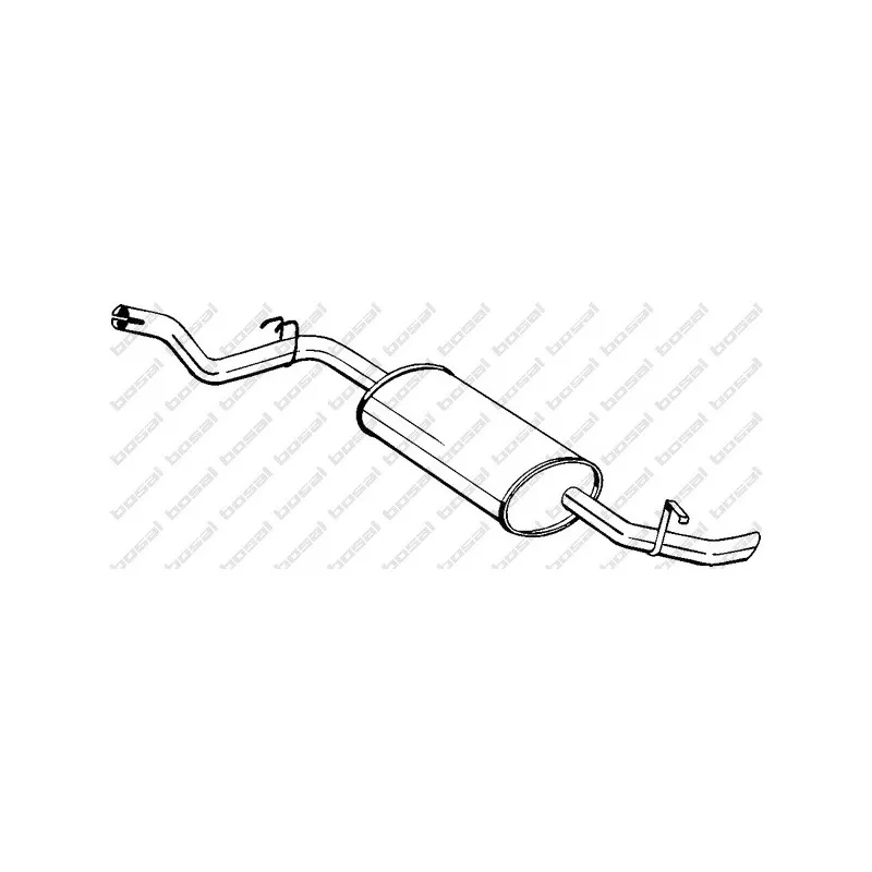Silencieux arrière BOSAL 281-135