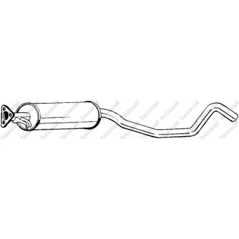 Silencieux central BOSAL 281-145