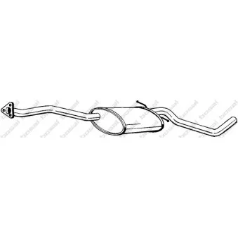 Silencieux central BOSAL 281-187