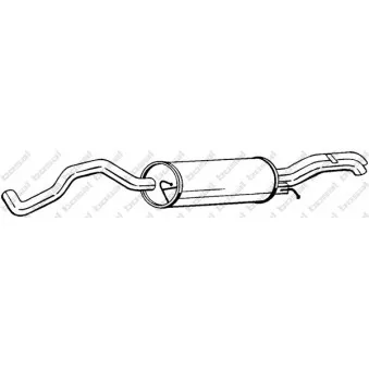 Silencieux central BOSAL 281-199