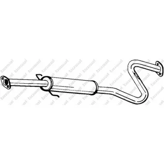 Silencieux central BOSAL 281-215