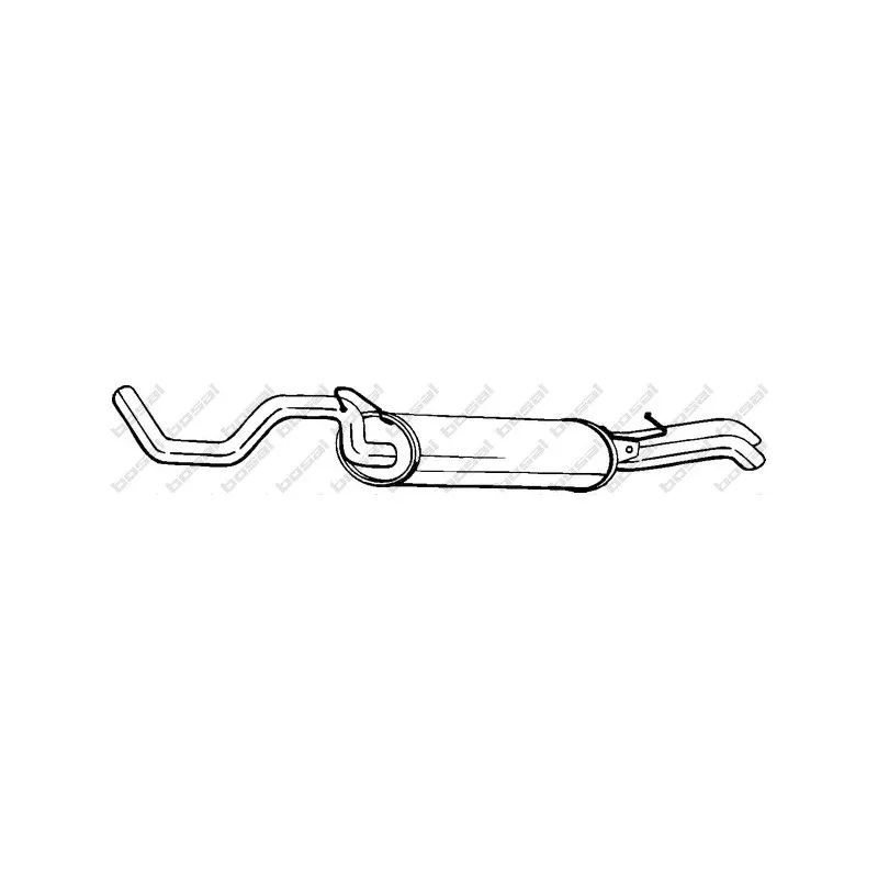 Silencieux arrière BOSAL 281-227