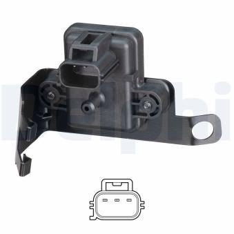 Capteur, pression du tuyau d'admission DELPHI