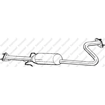Silencieux central BOSAL 281-271