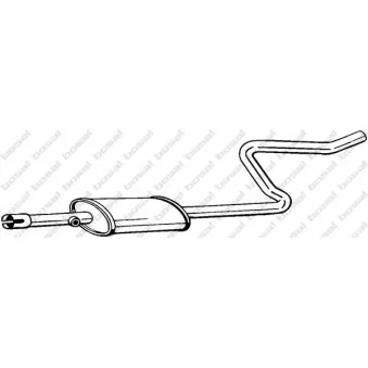 Silencieux central BOSAL