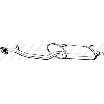 Silencieux arrière BOSAL