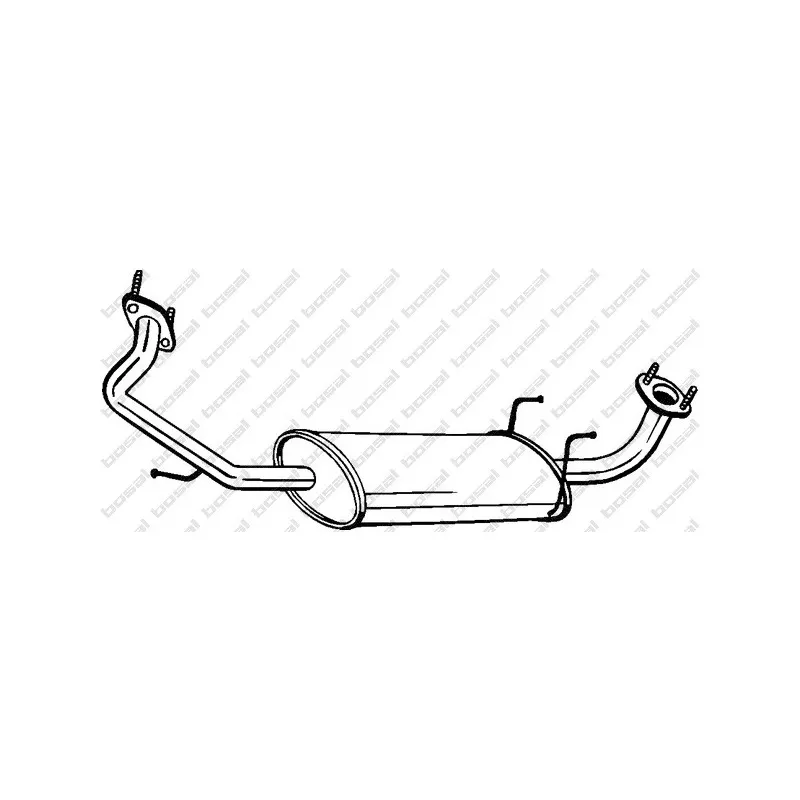 Silencieux central BOSAL 281-357
