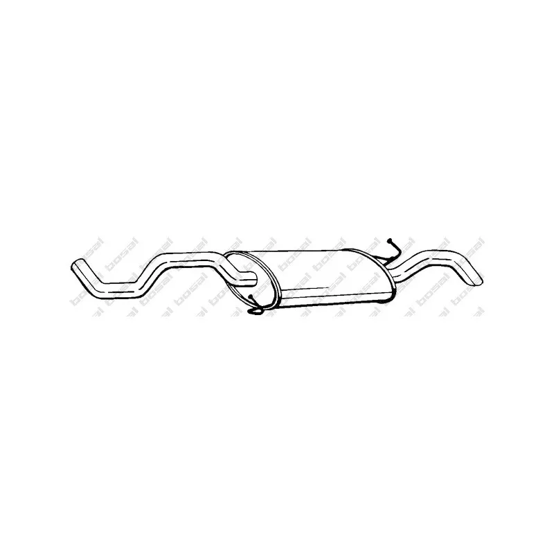 Silencieux arrière BOSAL 281-373