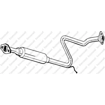 Silencieux central BOSAL