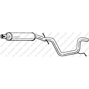 Silencieux central BOSAL