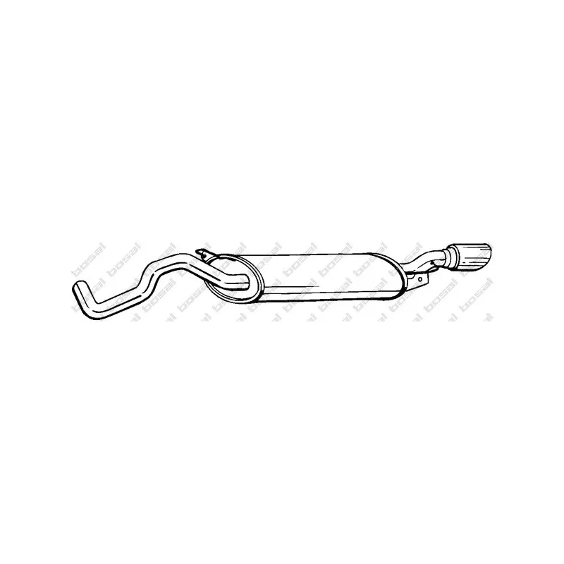 Silencieux arrière BOSAL 281-505