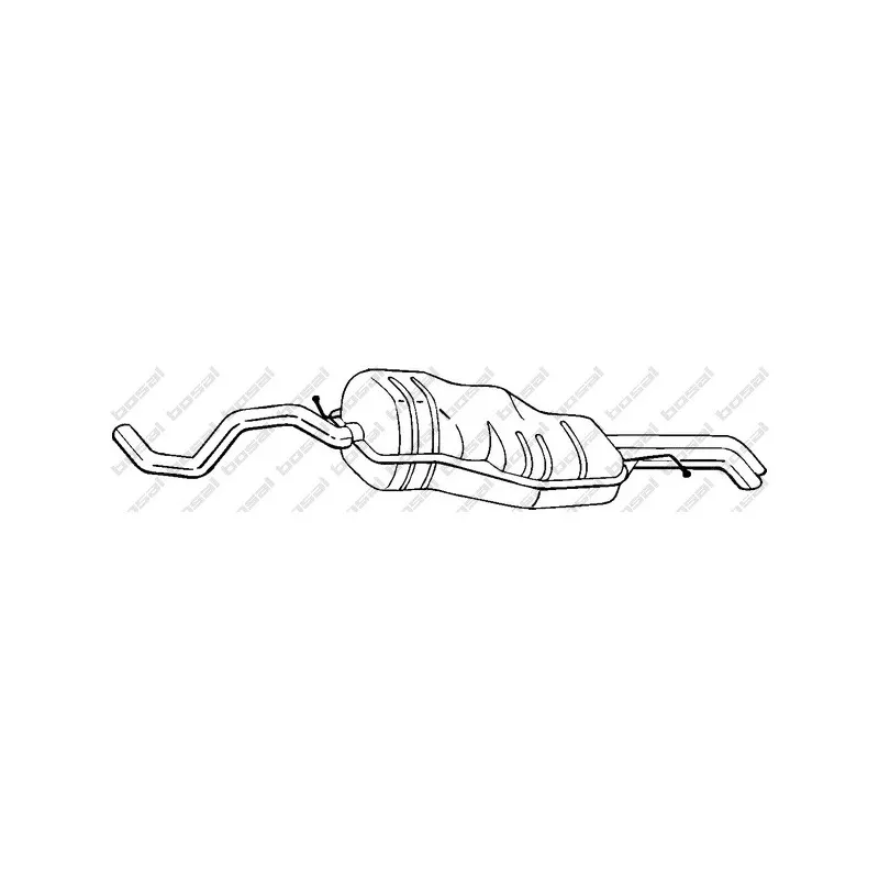 Silencieux arrière BOSAL 281-531