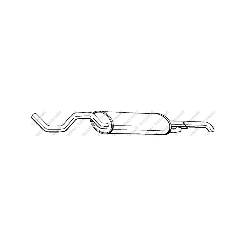Silencieux arrière BOSAL 281-533
