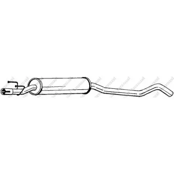 Silencieux central BOSAL 281-541