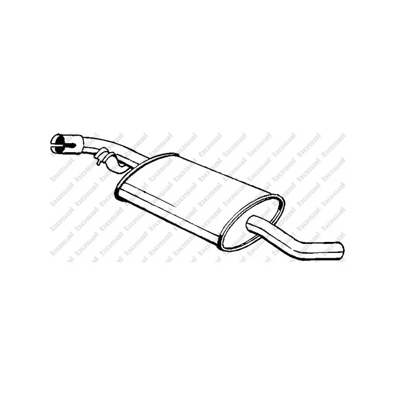 Silencieux central BOSAL 281-601