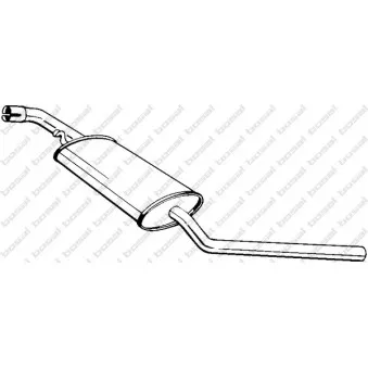 Silencieux central BOSAL 281-603