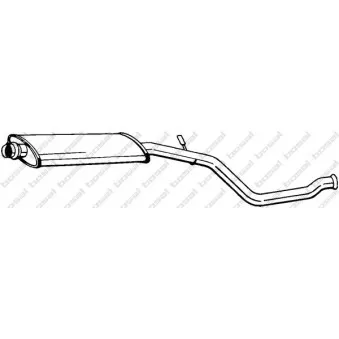 Silencieux central BOSAL 281-609