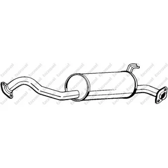 Silencieux central BOSAL 281-651