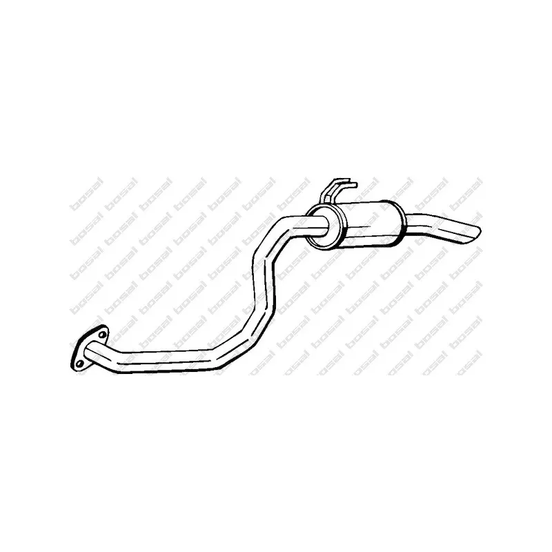 Silencieux arrière BOSAL 281-653