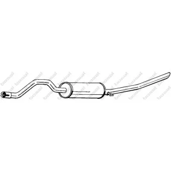 Silencieux arrière BOSAL