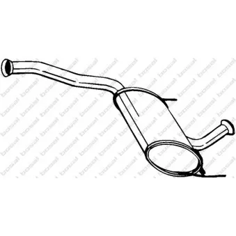 Silencieux central BOSAL 281-693