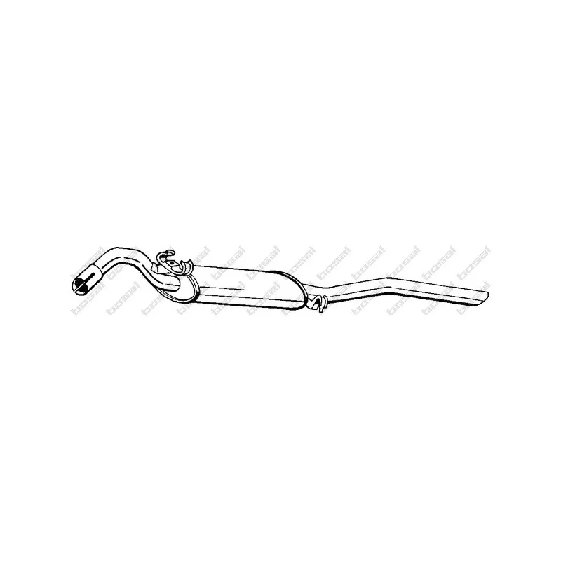 Silencieux arrière BOSAL 281-703