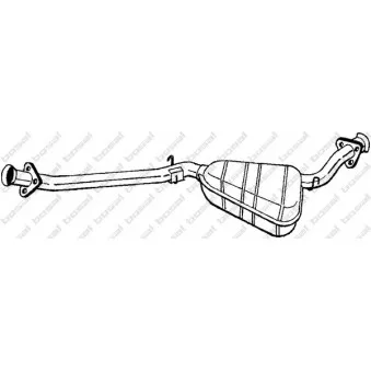 Silencieux central BOSAL 281-739