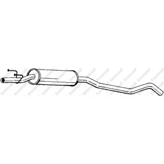 Silencieux central BOSAL