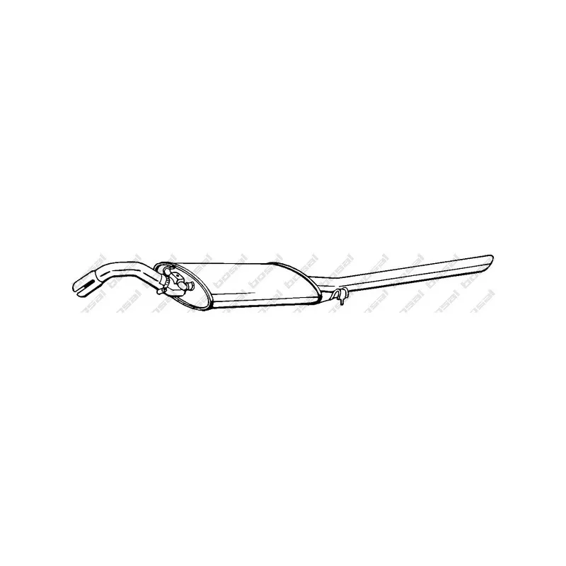 Silencieux arrière BOSAL 281-759